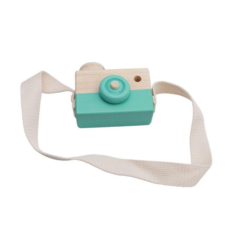 Wooden Camera Toy For Kids Unisex With Smooth Finish And Cotton Rope**