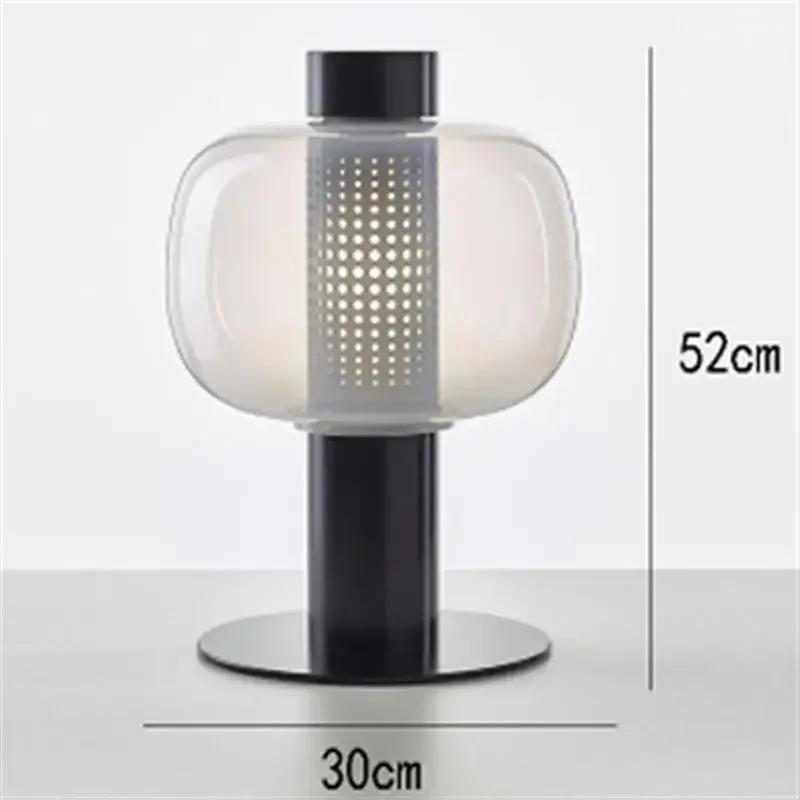 Bonbori table lamps nordic retro glass lamp design desk decor lamp decoration reading light studyroom dining table decor light