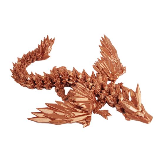 

Yousheng 3D печатная фигурка летающего дракона подвижные суставы китайская фигурка дракона шарнирная модель крылатого дракона игрушка-фиджет настольное украшение орнамент 20cm