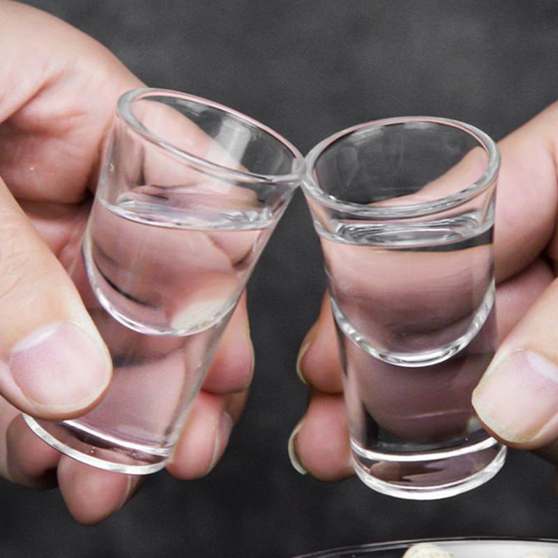 Set 3 buc Sticlă 110ml Dozator Vin cu Scară 15ml Pahare Shot Pahare Mici Vin Spirit Chinezesc Pahare Transparente En-gros