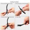 EHDIS 3-Color/Set Wrap Paper Cutter Safety Knife +10pcs Blade Car Window Tint Vinyl Film Sticker Cut Craft Styling Handheld Tool