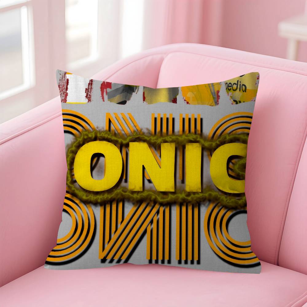 Esports logo FFnatic OONIC PPH Doublesided Printed pillow cover Short plush Suitable living rooms sofas throw cushion cover