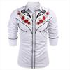 Camisa Occidental Tribal Étnica de Diseño de Lujo para Hombre Deporte Ocio Fiesta al Aire Libre 2023 Nueva