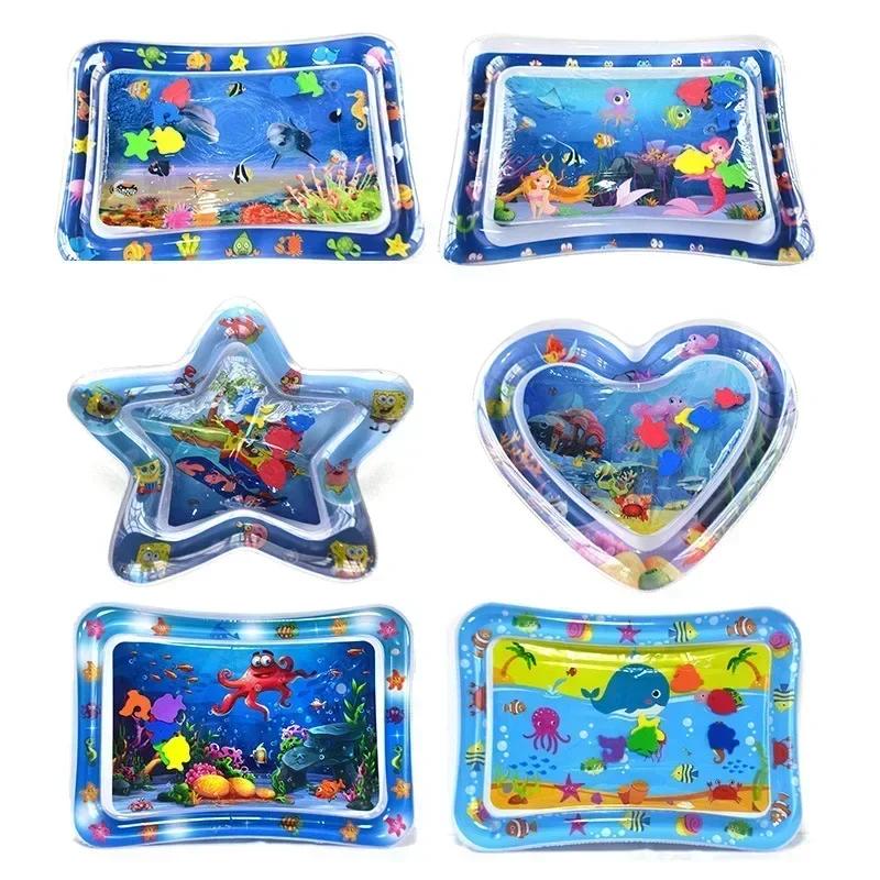 Summer Inflatable Water Mat for Babies Playmat Toddler Activity Play Early Education Baby Water Play Essential Toy