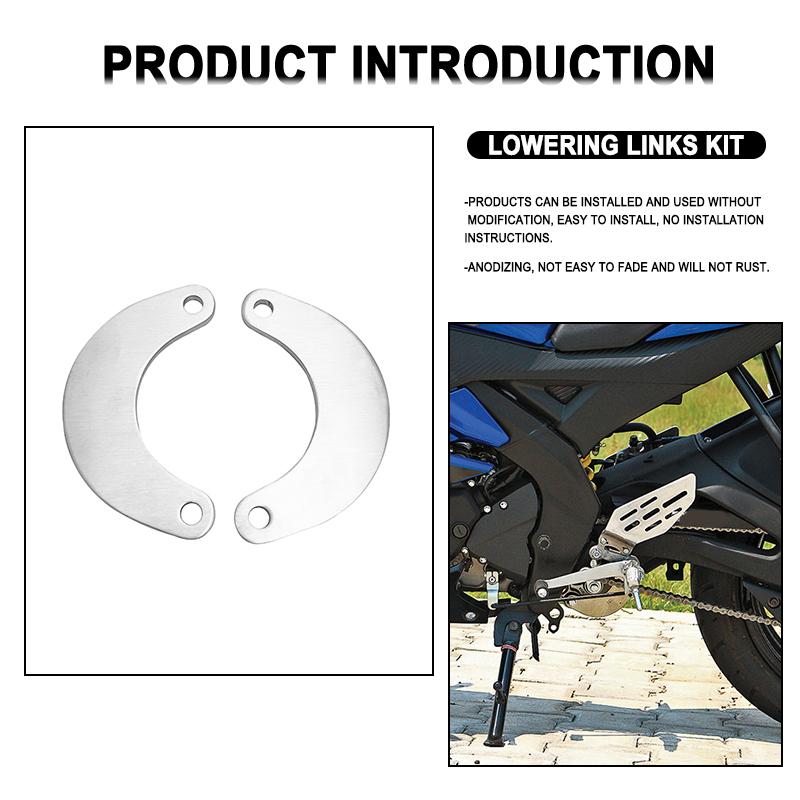 For YAMAHA YZF R15 Motorcycle Rear Suspension Linkage Lowering Links Kit V3 V2 YZF-R125 MT15 M-SLAZ 2011-2020 2019 2018 2017