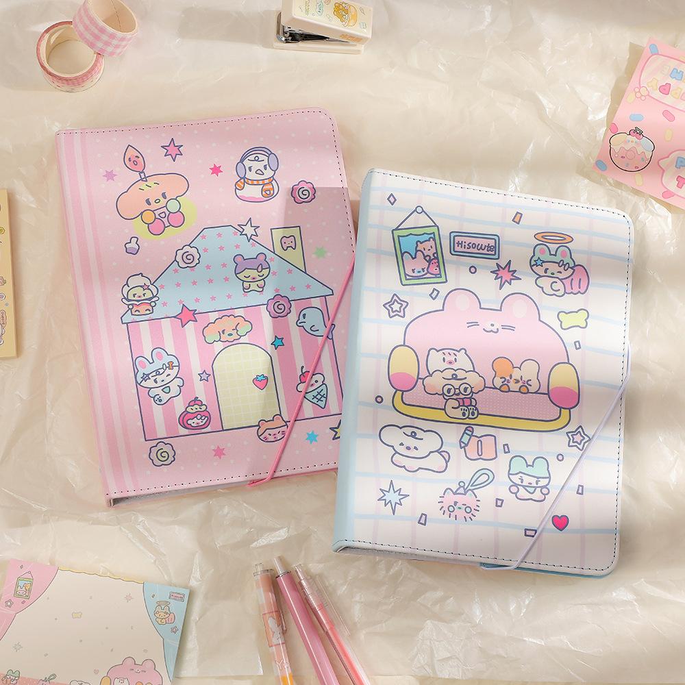 Korea Style Leather Diy Po Album with 10pcs Sleevs A5 Binder Pocard Holder Kpop Instax Album