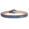American Fashion Rhinestone Belt S Plate Y2K Style Unisex Men Women