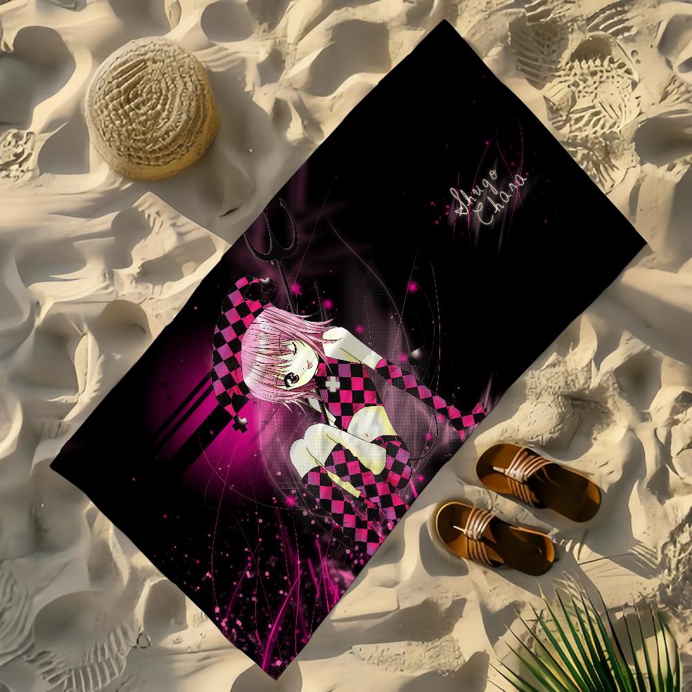 Comic Shugo Chara Towel Yoga Gym Yoga Gym Lightweight Portable for Swimming Beach Travel Sports Accessories Sandproof