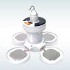 Portable Solar Camping Light USB Rechargeable Tent Lamp with Hook Folding LED Football Bulbs Emergencies Light