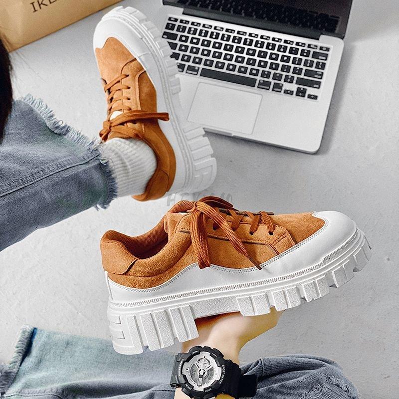 Casual Shoes Men Chunky Sneakers 2025 New Male Sneakers Black Autumn Shoes Platform Sneakers for Men Comfort Zapatillas Hombre