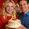 Zahlenkerzenhalter-Set 10 Stück Geburtstag Zubehör Feiertags-Kuchenaufsätze Für Partyplaner Heimbäcker Einzelhandel Ruhestand