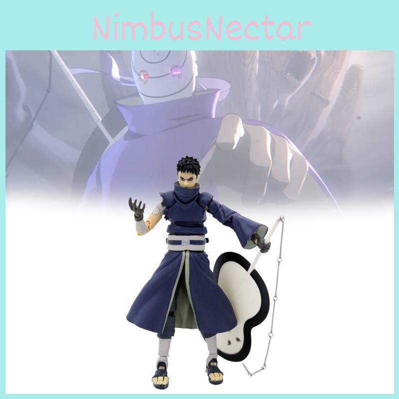 Naruto Shf Obito Uchiha Action Figure Collectible Stylish Pvc Model 15cm Blue