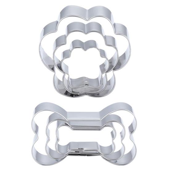 Wiederverwendbares Backwerkzeug in Hundepfotenform, umweltfreundlich, Knochenform, Fondant-Kuchenform, Heimbedarf