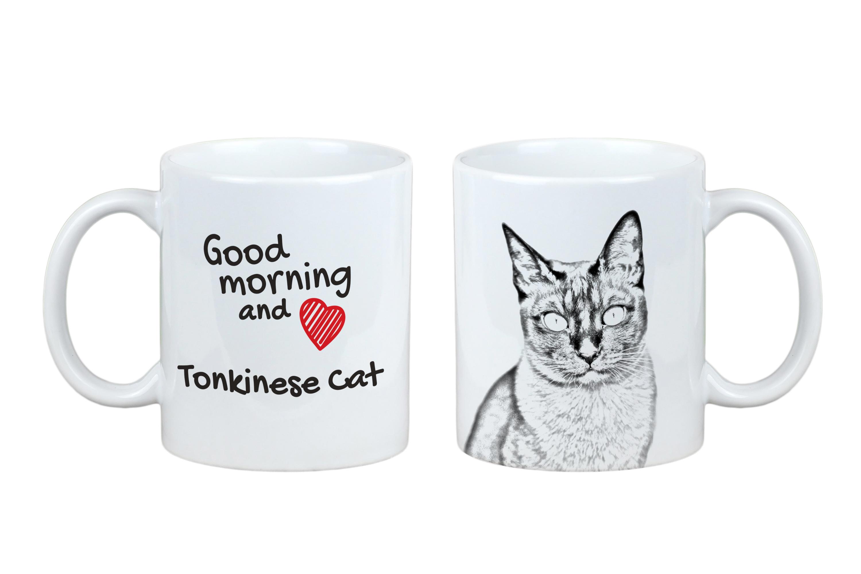 

Tonkinese Cat - cat mug, personalized mug with print, classic gift for everyone from the Art-Dog brand білий