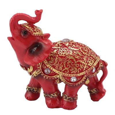 Elefantenstatue Reichtum Glück Feng Shui Elefantenfigur Heimdeko Einzugsgeschenk Fernseher