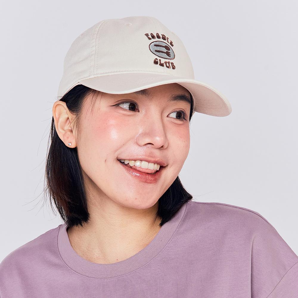 Beuleonchibeuladeo Brunch Brother Ball Cap Foodie Club Light Beige