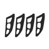 4Pcs Eyeshadow Shaper Silicone Portable Eyeshadow Stencil Guide Eye Makeup Aid Tool for Home Beauty 