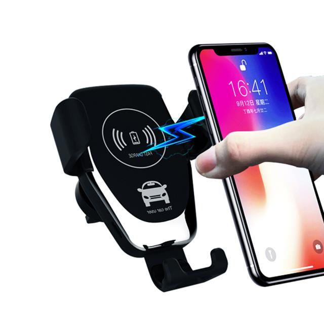 10W Wireless Car Phone Mount Holder for iPhone 15/14/13/13 Pro/12 Pro Max/12 Pro/12/11/10 Series for Samsung Galaxy Series