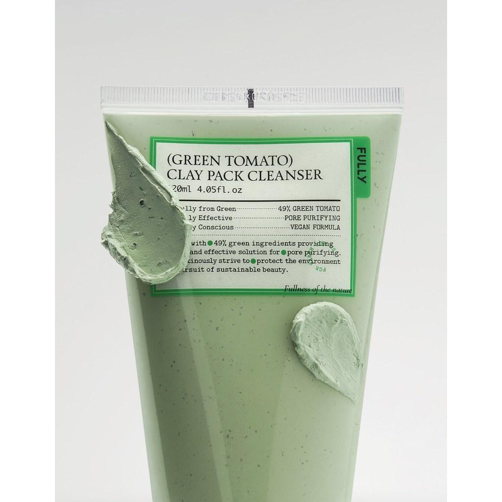 Fully Green Tomato Clay Mask Cleanser 30ml, 120ml 120ml