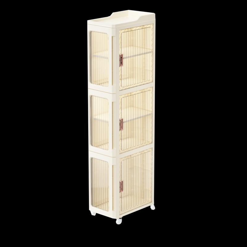 GOWKE Slim Bathroom Storage Cabinet with Drawers
