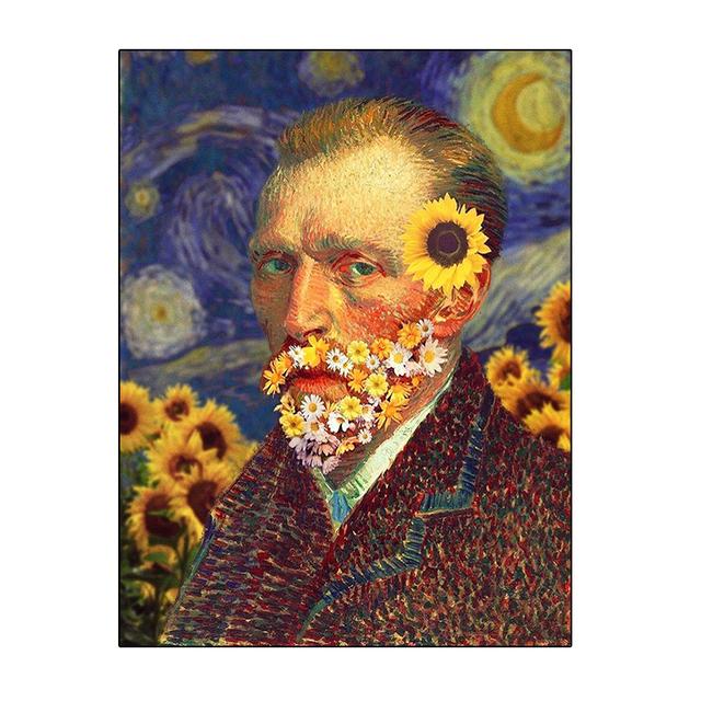 Funny art Canvas Art Paintings Poster And Print Abstract Wall Art Picture For living room home decoration No Frame