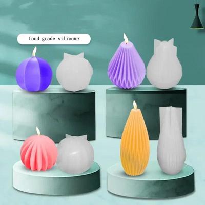 Moule de Coulée en Silicone Bougie Forme Lanterne Créative Fabrication Savon Poire Moules à Cire Décoration Intérieure Accessoires Moule Bougie Parfumée