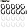 10/20 Stück Unsichtbare Harz Klare Ohrbügel Ohrringe Verhindern Allergie Transparenter Bioplast Knorpel Helix Ohrring Piercing Schmuck