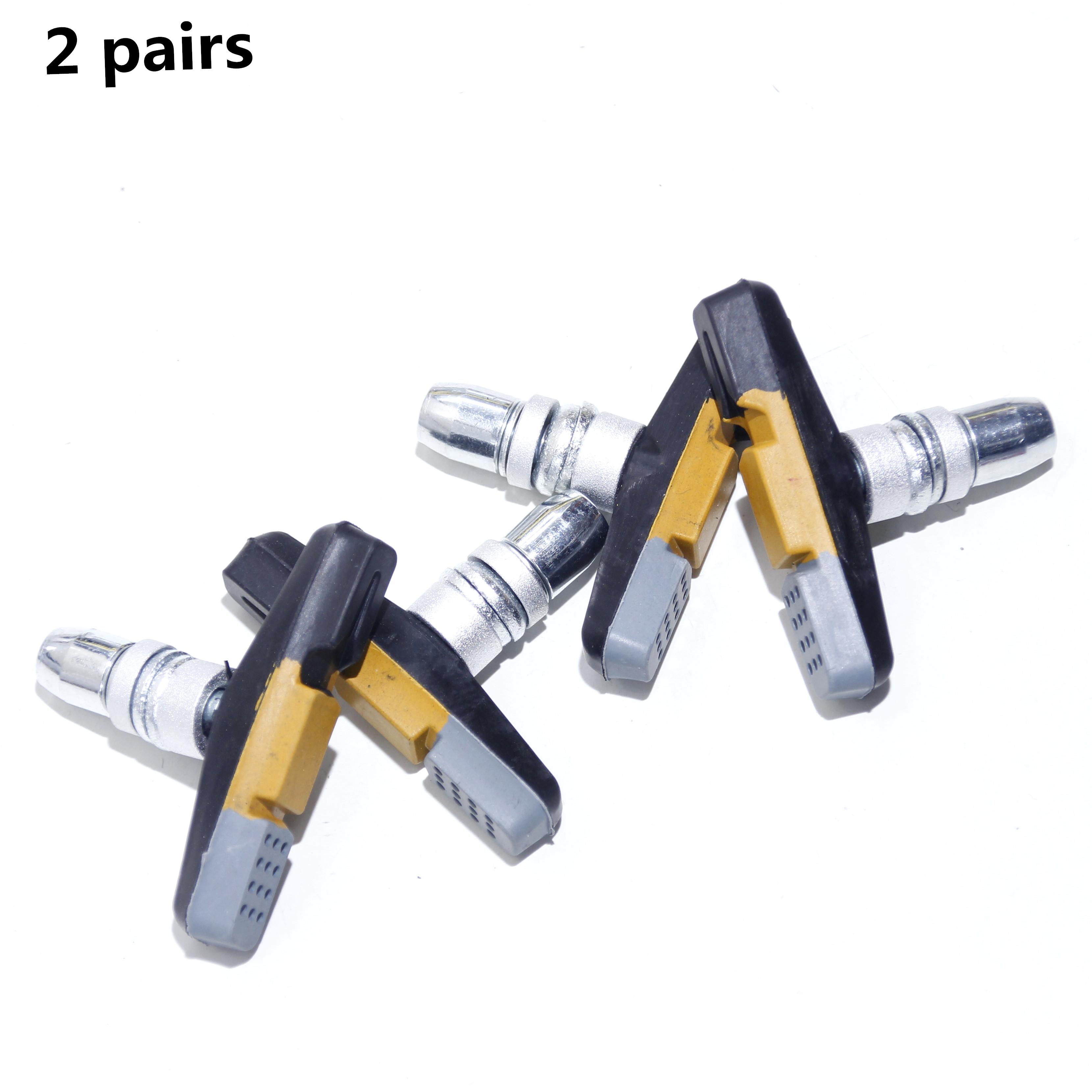 Folding bicycle Brake Pads bike Integrated Rubber Shoes V Brake Shoes Pads For BMX 14 16 18 20 Inch Rims option 1
