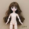 6 Minutes 30cm BJD Body Naked Doll 3D Real Eye General Muscle 20 Joint Cute Doll Change Girl Toy