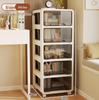 Multi-layer Plastic Drawer Snack Storage Cabinet for Living Room or Bedside