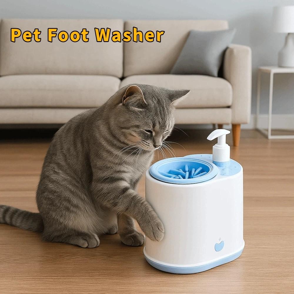 Detachable Electric Dog Paw Cleaner 2 In 1 Pet Paw Washer Pet Paw Washing Cup Dog Cat Paw Care