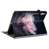 For Lenovo Tab P12 Case Pattern Printing Card Slots Tablet Shell with Foldable Stand