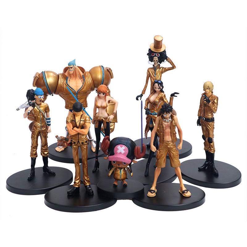 9 Styles One Piece Figure Gold Straw Hat Pirates Luffy Nami Zoro Anime Kids Toy Buy At A Low Prices On Joom E Commerce Platform
