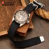 Metal buckle Braid Fabric watchBand 20mm 22mm For Rolex water ghost Hamilton Seiko tudor Omega Seamaster 300 canvas watch strap