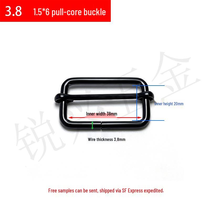 Adjustable Metal D-Ring Buckle Shoulder Strap Webbing for Luggage