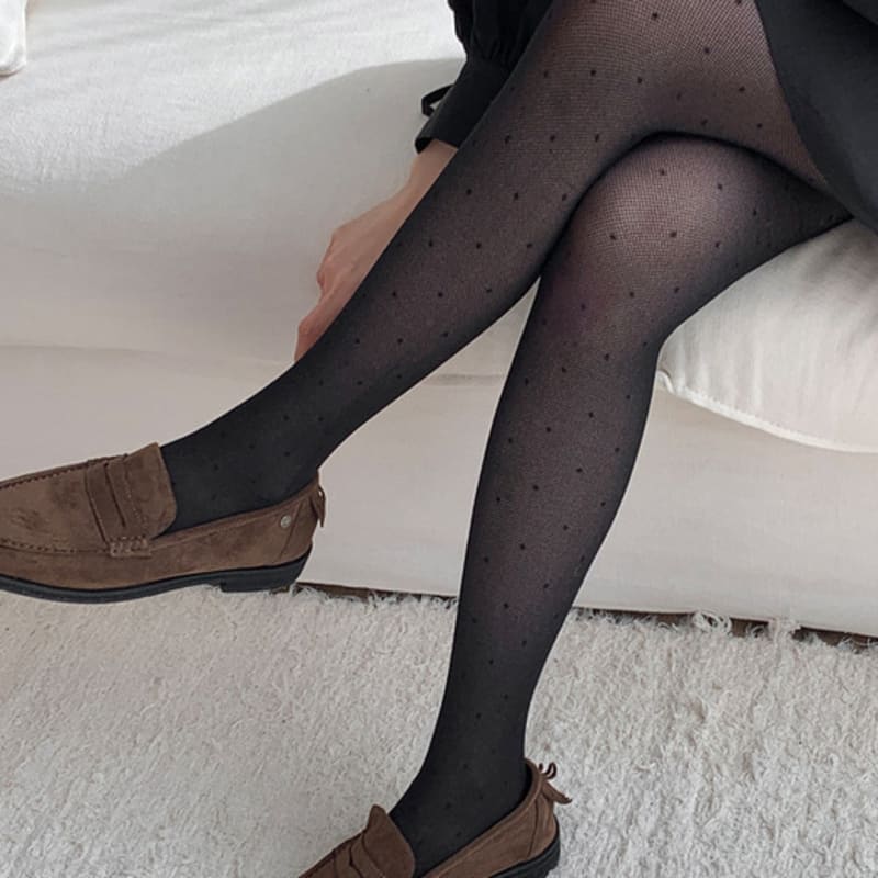 

ВИНТАЖНЫЙ ГОЛЛИВУД Точки Черные Чулки_VH25NNSS100V Black