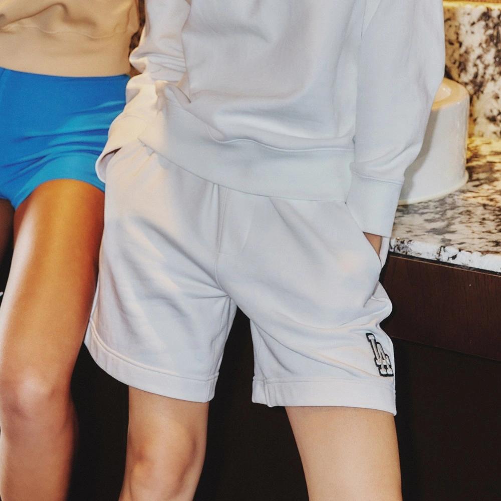 New MLB Base Logo Casual Shorts Unisex White 3ASPB0433-07WHS