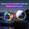 Car 25W Magnetic Wireless Charger Air Cooling RGB Light  Phone Holder For Magsafe iPhone 17 16 15 14 13 12 Fast Charging Station