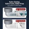 Kitchen Sink Drain Pipe With Anti Odor Side Outlet Interchangeable Waste Water Pipe for Kitchen Sink, Washing Machine