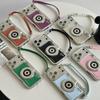 Creative Camera for iphone17Promax Messenger Chain Mobile Phone Case Apple Electric 16 Plated Leather Mobile Phone Case