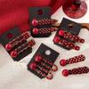 Red Retro Hair Clip Polka Dot Duckbill Hair Clips Sweet Bangs Clip  Hair Styling Accessories