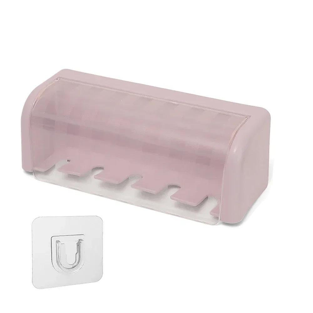 Plastic Toothbrush Storage Rack Wall Mounted Electric Toothbrush Holder  for Bathroom