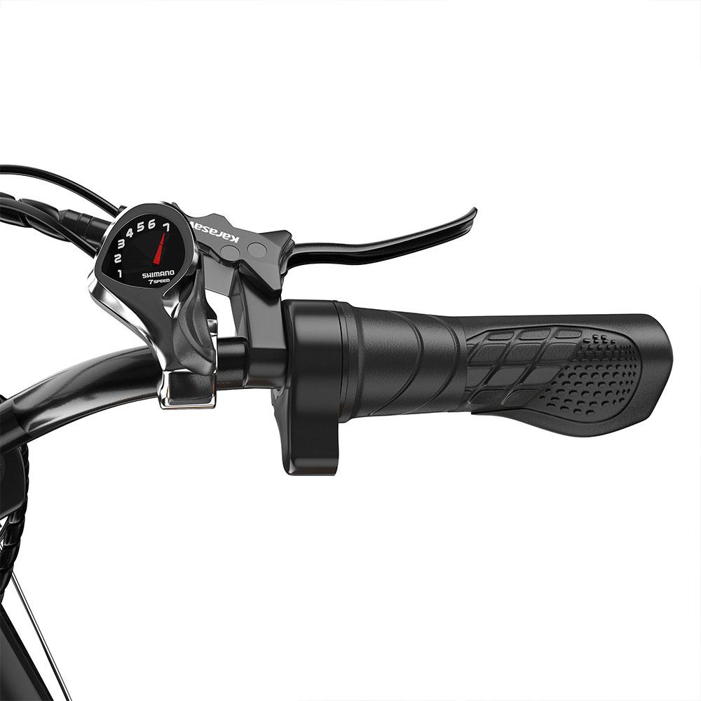 Velopro M9 Electric Bicycle 250W Motor 20" Fat Tire Fully Suspended Adult Electric Bicycle 48V 35Ah Hydraulic Brakes 7 Speed With Alarm