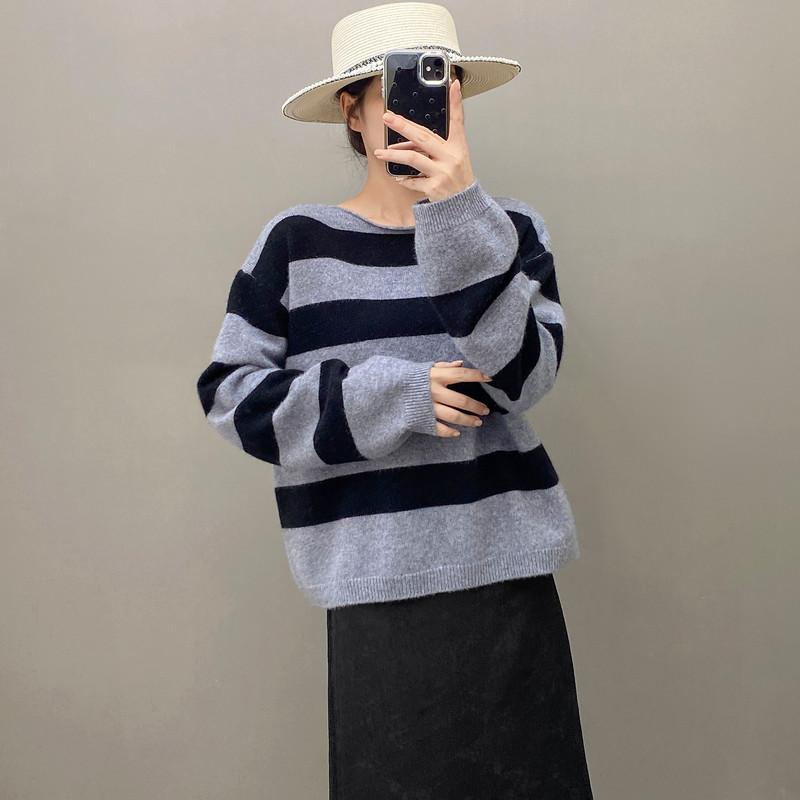 Qinghe 100% Pure Cashmere Women's Sweater - Ultra Soft Luxury Winter Pullover