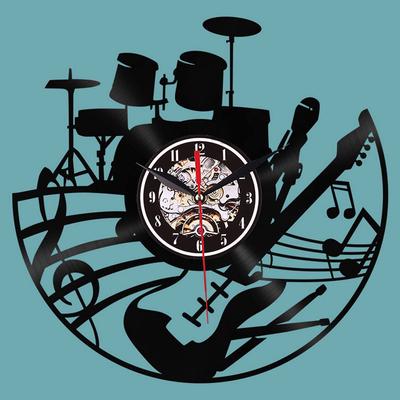 Creative Non-Ticking Silent Antique Rubber Wall Clock For Home Kitchen