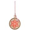 Handcrafted Wooden Holiday Cookie Decorations Safe For Kids Pet Nontoxic Paint Efficient Christmas Ornament