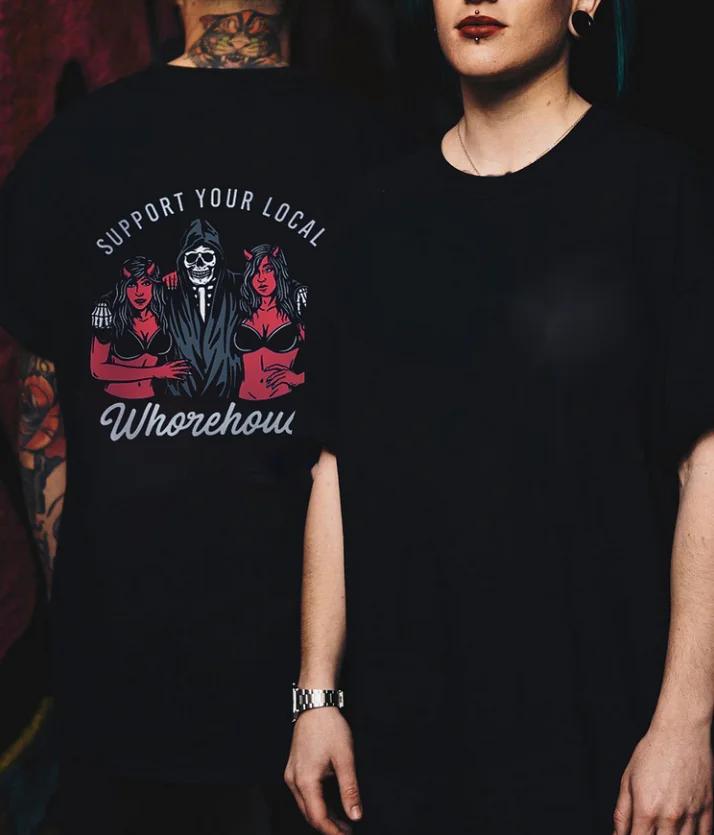 Casual Men's T-Shirt Weird Pattern Print Tee Shirt Male Elastic Hipster High-end Unique Design Looes short Sleeved Polyester