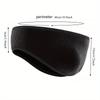 1pc Winter Thermal Headband - Extreme Cold & -Freeze Warmth for Skiing, Running, Cycling, Hiking - Ergonomic Fit