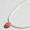 Luvinball Heart Snowball Pearl Necklace