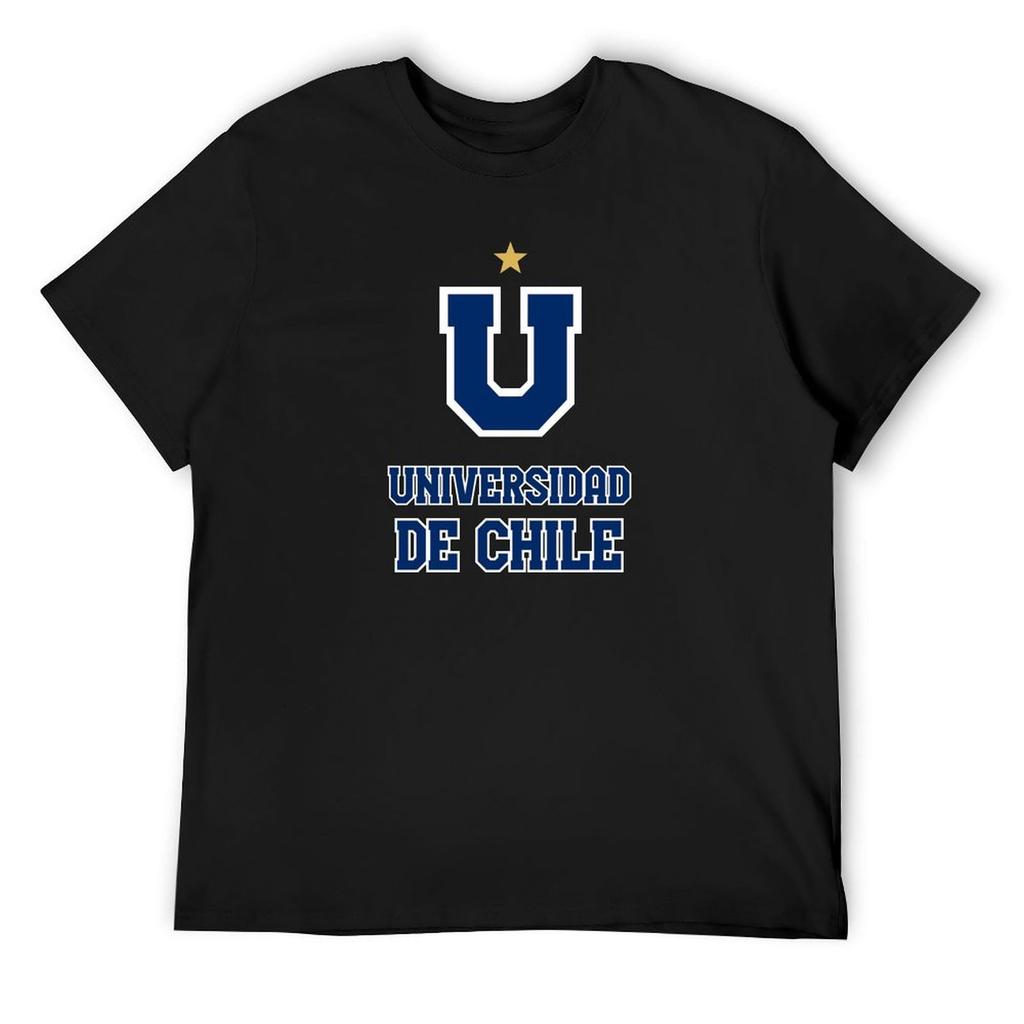 Universidad de Chile Blue 2 T-Shirt plus size clothes designer shirts Funny t-shirts men clothing